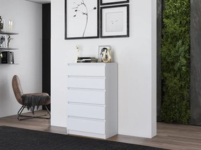 Komoda Musecalo 4 (biela). Akcia -20%. Vlastná spoľahlivá doprava až k Vám domov. 1132797