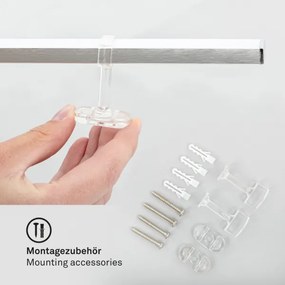 Briloner 3501-018 - LED Prisadený luster STAFF 5xLED/4,8W/230V matný chróm