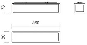 Redo 01-703 - Kúpeľňové nástenné svietidlo EGO 2xE14/28W/230V 36 cm IP44 chróm