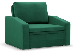 Kreslo ORBIT Kronos rozkladacie, fľaškovo zelené