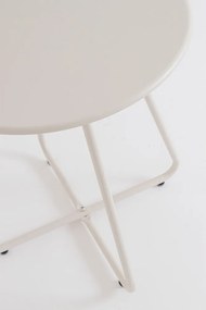 Oceľový okrúhly záhradný stolík ø 45 cm Jable – Bizzotto