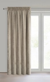 ZÁVES NA PÁSKE NILO 140X270 CM TMAVOBÉŽOVÁ