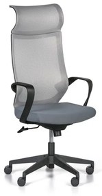Kancelárska stolička CLETUS, sivá