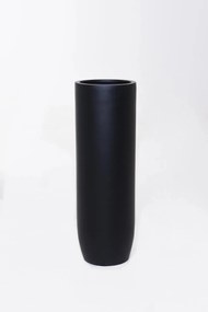 Kvetináč SOLERIO, sklolaminát, výška 100 cm, čierna
