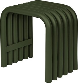Zelená kovová záhradná stolička Nokk – noo.ma