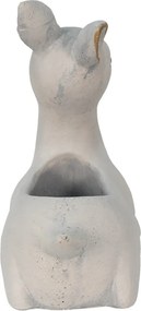 Cementový kvetináč v tvare srnečky - 23*11*21 cm