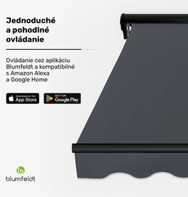 Blumfeldt CloudShade Markíza, Inteligentné ovládanie, UV ochrana, Montáž na stenu