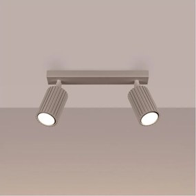 Brilagi - LED bodové svietidlo CRESTO 2xGU10/10W/230V šedohnedé