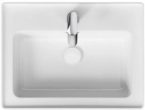 Cersanit Crea BOX skrinkové umývadlo 60cm, biela, K114-006