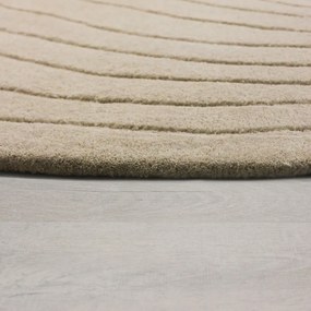 Krémový vlnený koberec 200x290 cm Puddle Wool - Flair Rugs