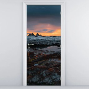 Fototapeta na dvere - Krajina na Novom Zélande (95x205cm)