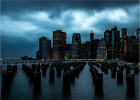 Obraz - Pohľad na mrakodrapy New Yorku (70x50 cm)