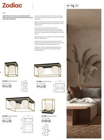Redo 01-3053 - Stropné svietidlo ZODIAC 1xE14/28W/230V