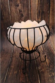 Soľná lampa - industriálna Farba Himalájskej soli: Biela