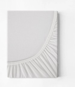JERSEY PRESTIERADLO 200X220 CM, VÝŠKA 30 CM BIELE