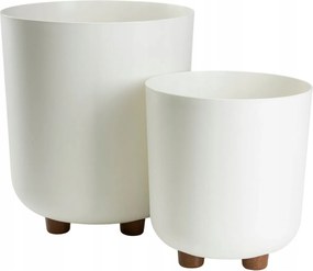 Plastový květináč na nožičkách Terra 21x19,3 cm - výber z 6 prevedení