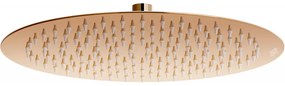 Mexen sprchová nerezová hlavica Round 30 cm, ružovo-zlatá, 79230-60