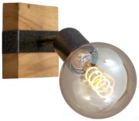 Briloner 2900-011 - Nástenné bodové svietidlo WOOD BASIC 1xE27/25W/230V BL1126