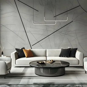 LED Luster na lanku HORIZONT 2xLED/11W/230V čierna