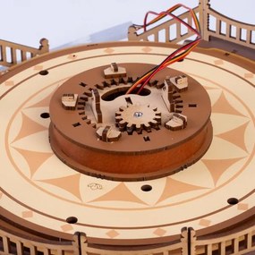 RoboTime - 3D skladačka hudobnej skrinky Klasický kolotoč 5V