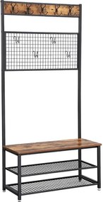 Vešiakový stojan s botníkom VASAGLE HSR46BX