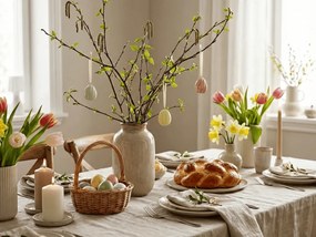 Závesné porcelánové vajíčko PASTELLA - viac farieb Farba: Zelená