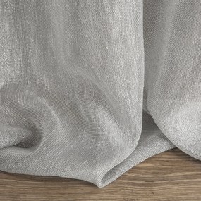ZÁCLONA NA KRÚŽKOCH ELICIA 140X250 CM SIVÁ