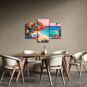 Obraz - Karavan pri oceáne (90x60 cm)