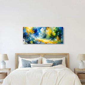 Obraz - Abstraktný slnečný deň (120x50 cm)