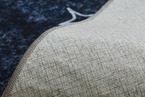 Koberec JUNIOR 52069.801 vesmír / raketa, čierny