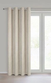 ZÁVES NA KRÚŽKOCH BLAKE 140X250 CM SVETLOBÉŽOVÁ