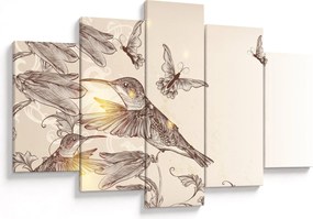 Obraz - Kolibríky (150x105 cm)
