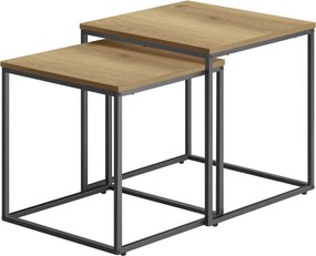 Sada konferenčných stolíkov – dub