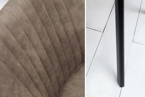 Stolička Lucca taupe hnedá