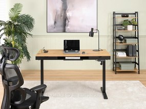 PC stolík Osto 140 (dub čierny + čierna). Vlastná spoľahlivá doprava až k Vám domov. 1109839