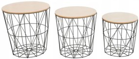 Set drôtených stolíkov SG1710-23