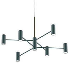 Modo Luce Chandelier závesná lampa13p 100cm čierna