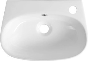 Aqualine Aqualine, VELSA keramické umývadlo 40x29cm, biela, NP479