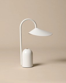 Ferm Living Stmievateľná LED lampa Arum White