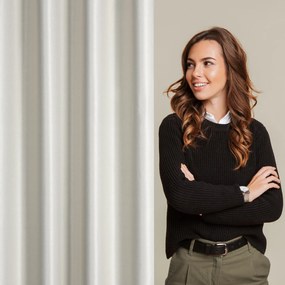 ZATEMŇOVACÍ ZÁVES NA KRÚŽKOCH SELINA 140X250 CM PRÍRODNÁ