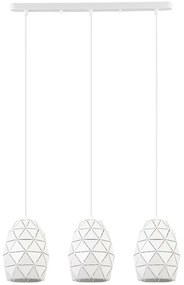 ITALUX MDM-3480/3 W - Luster na lanku HARLEY 3xE27/40W/230V biela