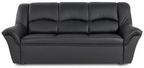 Kožená sedacia súprava DUBAJ LUX 3+2+1, tm. modrá (K-58)