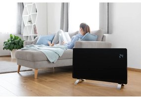 Sencor SCF 4741BK konkávny konvektor, čierna