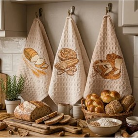 Utierky vaflové na riad Bread set 3 ks EMI