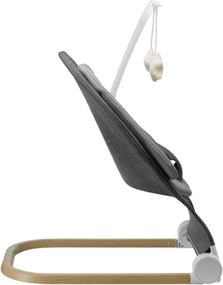 Detské hojdacie kreslo Moon 50 sivé