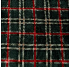 Mikroplyšová deka GLENMOORE, zelená Rozmer: 160 x 200 cm