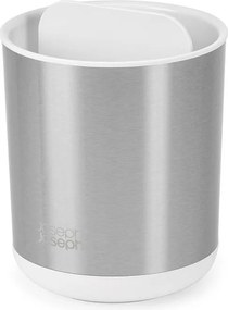 Téglik na zubné kefky z nehrdzavejúcej ocele v striebornej farbe Duo Steel – Joseph Joseph