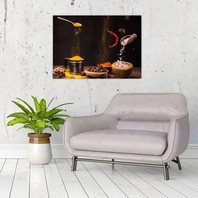 Obraz - Korenie v pohybe (70x50 cm)