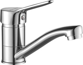 Kuchinox Tibi, stojanková umývadlová batéria s otočným výtokom, chrómová, LAV-BQY_026D
