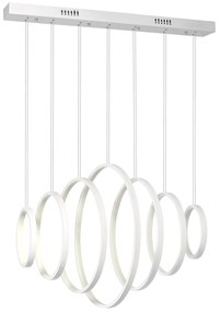 Závesné LED svietidlo Pixels, 7x LED 96w, 4000k, w